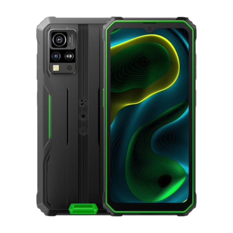 BlackView BV4800Pro โทรศัพท์มือถือเกรดทหาร 6.56 HD+ RAM 8GB ROM 128 GB Android 15 Green