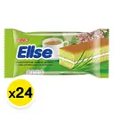 Thumbnail 2 of เอลเซ่ เลเยอร์เค้ก กลิ่นใบเตย สอดไส้ครีม 15 ก. 24 ชิ้น