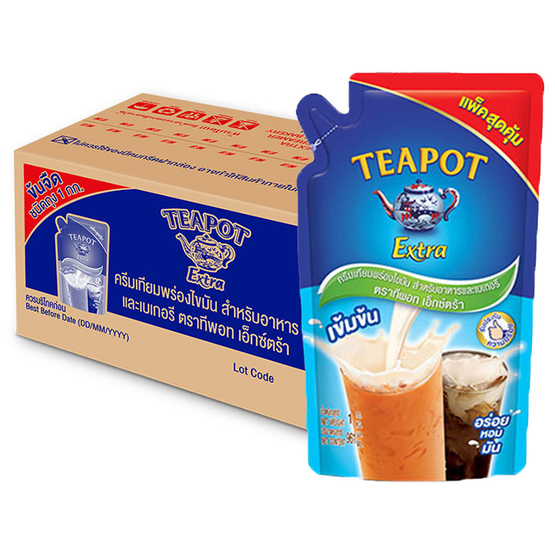 Teapot Extra Evaporated Creamer 1 Kg X 20 Makro Pro