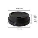 Thumbnail 2 of เอโร่ ฝาถ้วยกาแฟ 9 ออนซ์ สีน้ำตาล