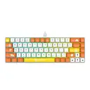 Thumbnail 1 of นีโอลูชั่น คีย์บอร์ดเกมมิ่ง E-Sport Mechanical GALACTUS ORANGE/WHITE - BLUE SWITCH