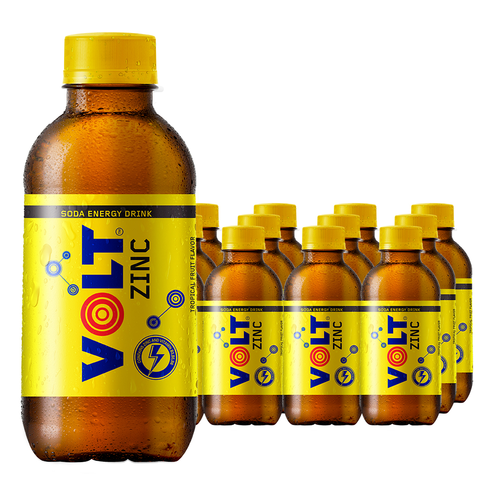 VOLT YELLOW WITH ZINC NON RETORNABLE PET 200 ML x12