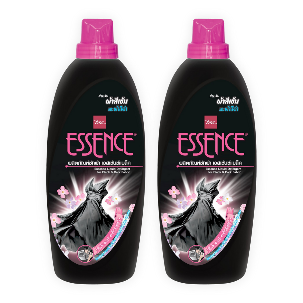 ESSENCE Liquid Laundry Detergent for Dark and Black Fabrics 900 ml x 2