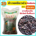 Thumbnail 1 of ประชา ข้าวเหนียวดำแท้100% คัดพิเศษ เต็มเมล็ด ดำเป็นเงา นุ่มเหนียว หอมอร่อย ขนาด 25 กก.