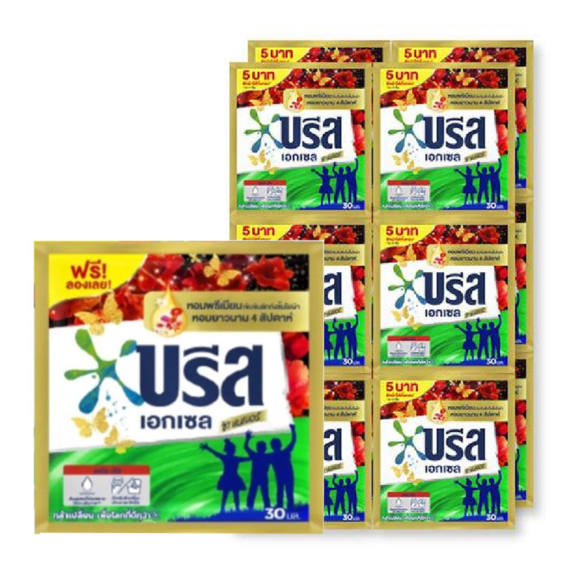 BREEZE Concentrated Liquid Detergent Signature Royal Red 30 ml x 12