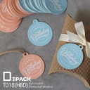 Thumbnail 3 of Depack T018(HBD250)-P(Non-Rope)(สีชมพู250กรัมไม่เชือก) ป้ายห้อยสินค้าทรงกลมพิมพ์ลาย Happy Birthday (1 แพ็ค/ 250 กรัม)