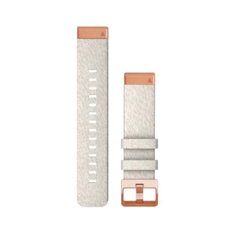 GARMIN Watch Band Acc Fenix 7S Quickfit 20 Cream Heat-RG Nylon