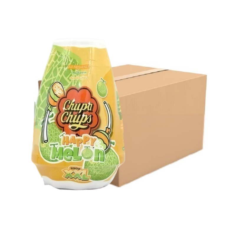[ยกลัง24 ชิ้น] FreshTime X Chupa Chups จูปาจุ๊ปส์ เจลหอมปรับอากาศ น้ําหอมปรับอากาศ น้ําหอมดับกลิ่น กลิ่นMelon ขนาด 230 กรัม