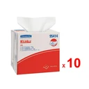 Thumbnail 2 of ไวป์ออลล์ ผลิตภัณฑ์เช็ดทำความสะอาด เอ๊กซ์ 70 23.0 x 42.5 ซม. สีขาว 100 แผ่น x  10