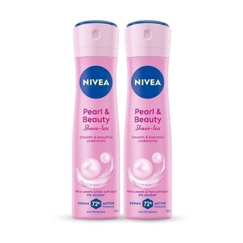 Nivea Pearl and Beauty Shave Less Spray 150 ml x 2