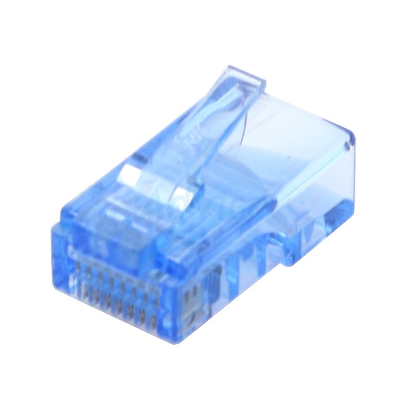 LINK Plug RJ45 CAT5E (US-1051-4) 10/Pack 'Crystal Blue' - A0085900 ...