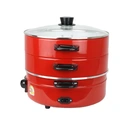 Thumbnail 2 of อิมาร์เฟล็กซ์ กระทะไฟฟ้าอลูมิเนียม ฝาแก้ว ซึ้ง 2 ชั้น ขนาด รุ่น MP-18 3 ลิตร