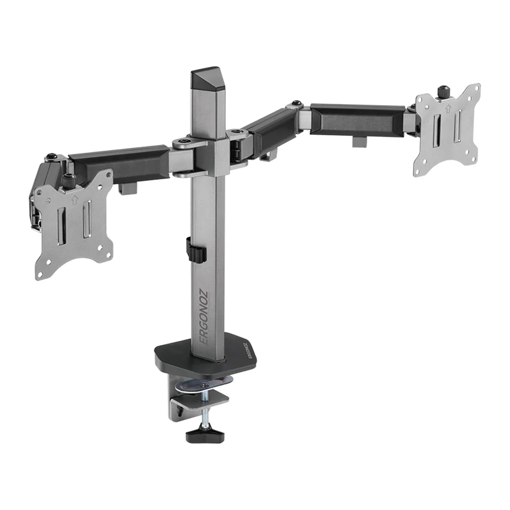 ERGONOZ Double Monitor Arm V.2 EGN-FMAV2-D Space Gray