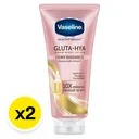 Thumbnail 2 of วาสลีน กลูต้า ไฮยา ดิวอี้ เรเดียนซ์ โลชั่นบำรุงผิวกาย 300 มล. x 2