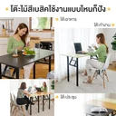 Thumbnail 2 of HomeHuk โต๊ะอเนกประสงค์ พับได้ เหล็กกล้าคาร์บอน ท็อปไม้ 120 x 60 x 75 ซม. สีบีช