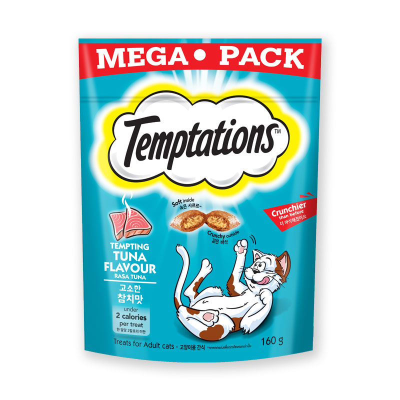 Temptations Cat Treats Tuna Flavor 160g