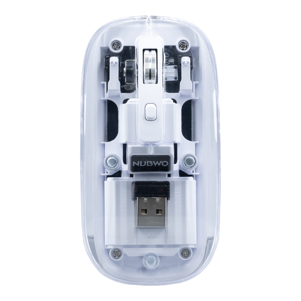 NUBWO WIRELESS MOUSE (เมาส์ไร้สาย) NMB038 WHITE