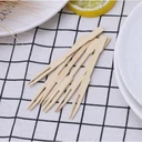 Thumbnail 2 of BIOPACK ไม้จิ้มผลไม้ (แพ็ค 100 ชิ้น) ส้อมจิ้มผลไม้ ส้อมจิ้มขนม ส้อมเล็ก ส้อมค๊อกเทล ความยาว 9 cm [[100 ชิ้น]]