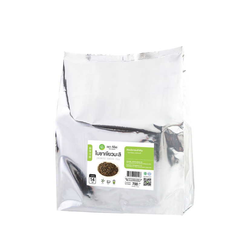 TEA Jasmine Green Tea Leaves Foil Pack (50g × 14 bags)