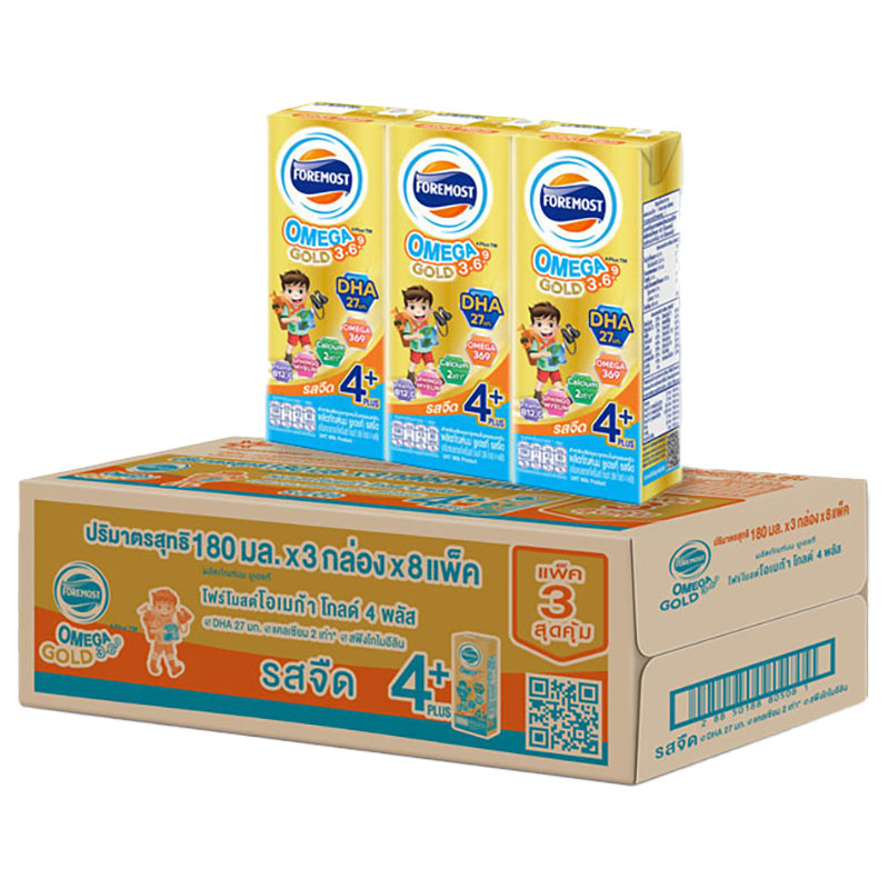 FOREMOST Omega Gold 4+ Plain 180 ml 24 boxes Makro PRO