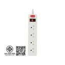 Thumbnail 1 of เซอร์คอน ปลั๊กไฟ 4 Way 1 Switch 2M. (ZC-204-2M)