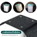 Thumbnail 5 of ZRO ถังขยะพลาสติก แบบกดฝา 3 ลิตร พร้อมแผ่นยางกันลื่น สีขาว