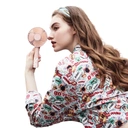 Thumbnail 3 of พัดลมตั้งโต๊ะ พัดลมมือถือ ขนาดพกพา สีชมพู