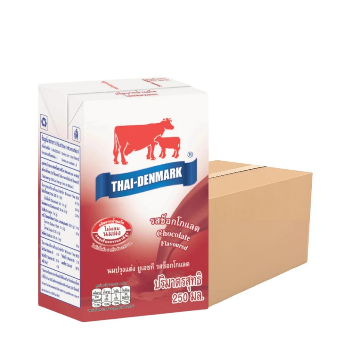 ไทยเดนมาร์ครสช็อคโกแลตขนาด 250 ml x 12