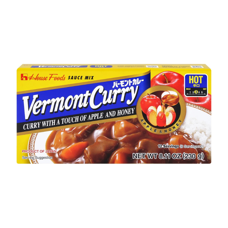 เฮ้าส์ เวอร์มองท์ แกงกะหรี่เผ็ดมาก 230 กรัม House Vermont Curry Hot 230 g.