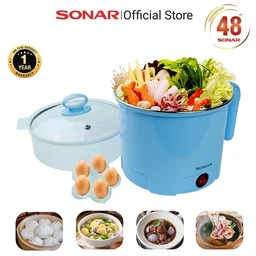 Thumbnail 4 of โซน่าร์ หม้อนึ่งไฟฟ้า รุ่น JK-250(S) สีฟ้า