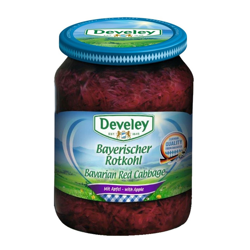Develey (ดิวีเลย์) Red Cabbage (กะหล่ําปลีแดงดอง) ขนาด 680 กรัม