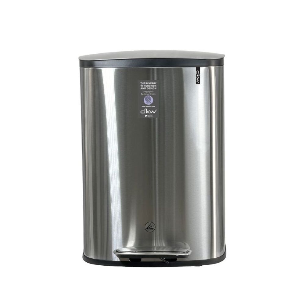 DKW Official Modesta-X 50L. เกรด430 ฝาปิดไร้เสียงSoft Close ป้องกันรอยนิ้วมือ มีตัวกรองเก็บกลิ่น