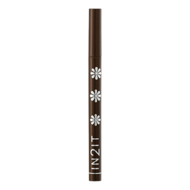 IN2IT Hair Brush Eyeliner Pen Waterproof - อายไลน์เนอร์ EPH02 Dark Brown