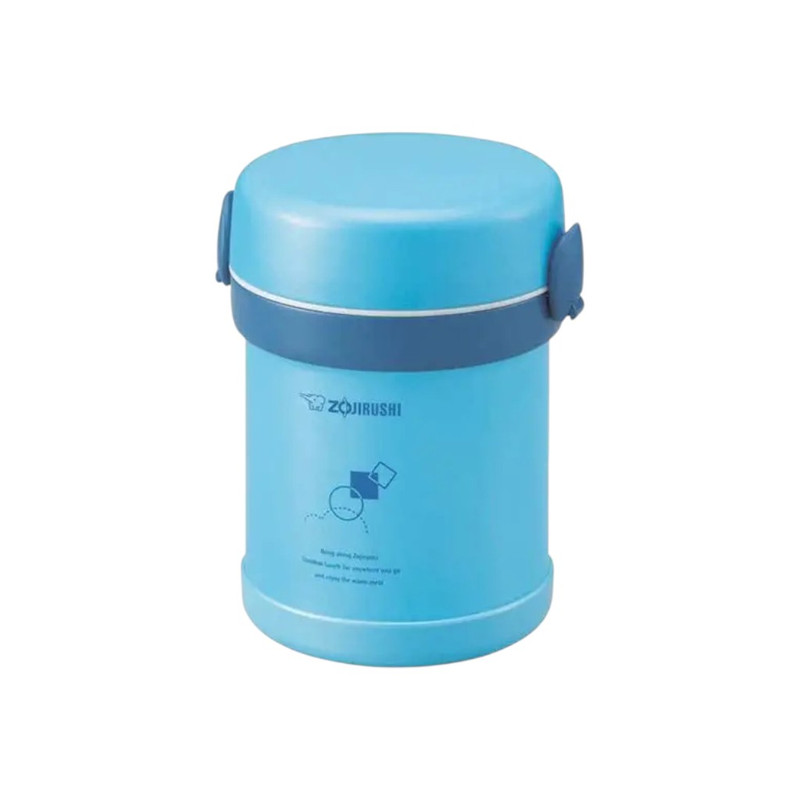 Zojirushi Lunch Jars / ปิ่นโตอาหารสูญญากาศเก็บความร้อน รุ่น SL-MEE07 AB (สีฟ้า)