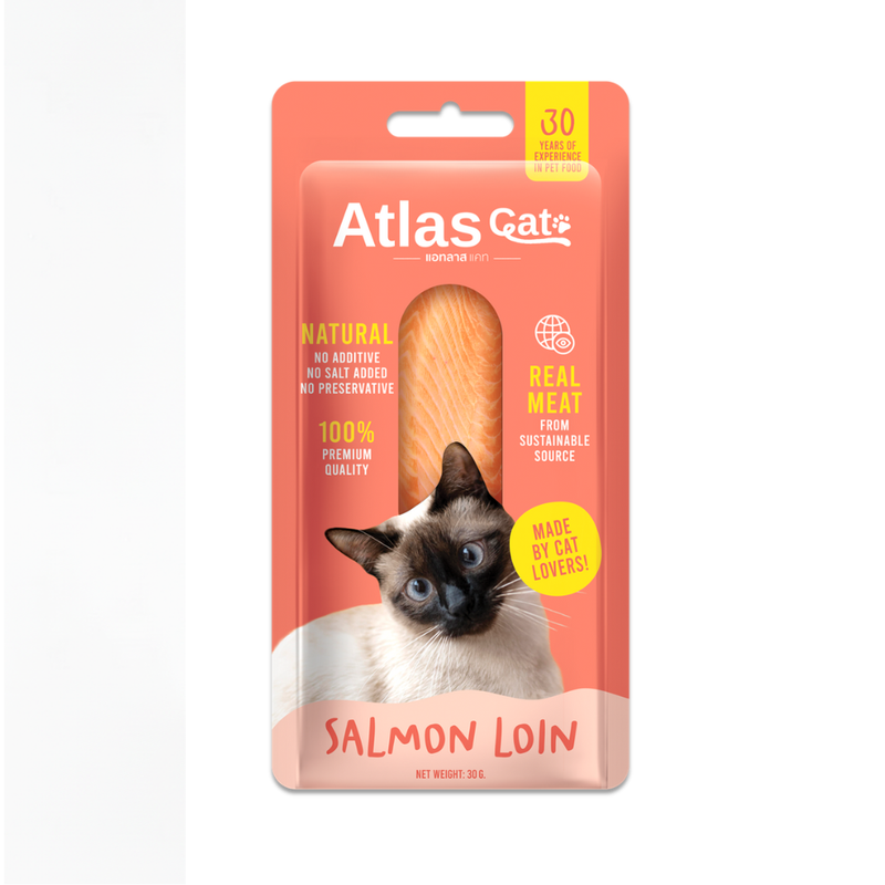 ATLAS CAT SALMON LOIN 30G.