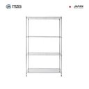 Thumbnail 2 of MZG ชั้นวางอเนกประสงค์ 4 ชั้น ปรับระดับได้ ขนาด 90x35x150 ซม. สีโครเมี่ยม