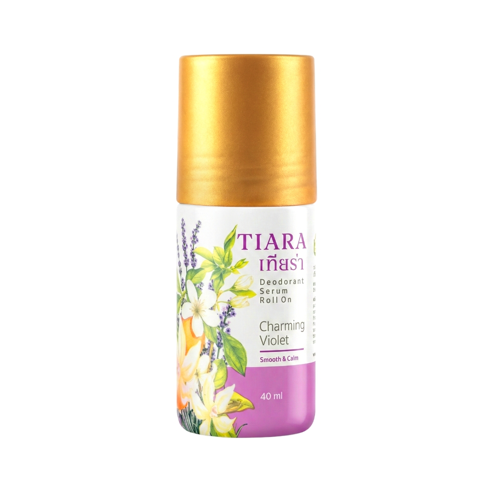 Tiara เซรั่มโรลออน ชาร์มมิ่ง ไวโอเลต 40มล.