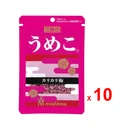 Thumbnail 2 of มิชิม่า อูเมโกะ บ๊วยอบกรอบหั่นชิ้น ผสมน้ำใบชิโสะแดงปรุงรส สำหรับข้าวสวย ข้าวปั้น และก๋วยเตี๋ยว (ผลิตในประเทศญี่ปุ่น) ขนาด 12 กรัม x 10 ซอง