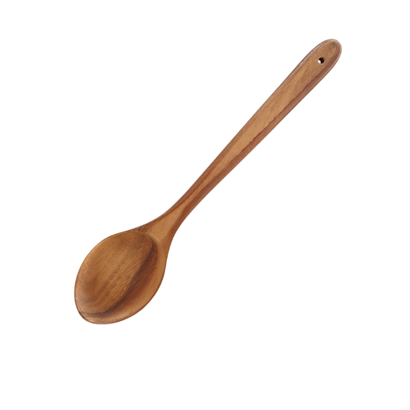 ทัพพีไม้ด้ามยาว อเนกประสงค์ 34 ซม.งานไม้ธรรมชาติ FACKELMANN  Acacia Wood Serving Spoon 6944804570878
