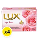 Thumbnail 2 of ลักส์ สบู่ก้อน ซอฟท์โรสชมพู 70 ก. x 4