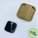 Thumbnail 3 of Jomphan กระบอกพลาสติกสี่เหลี่ยม PS 125cc (ฝาสีขาว 12 ชุด) G.199PS