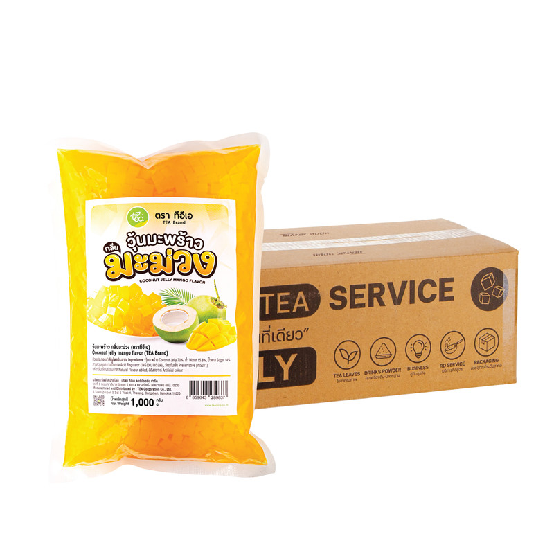 [CARTON] TEA Coconut Jelly Mango Flavor (1,000 g) x 20 Bags
