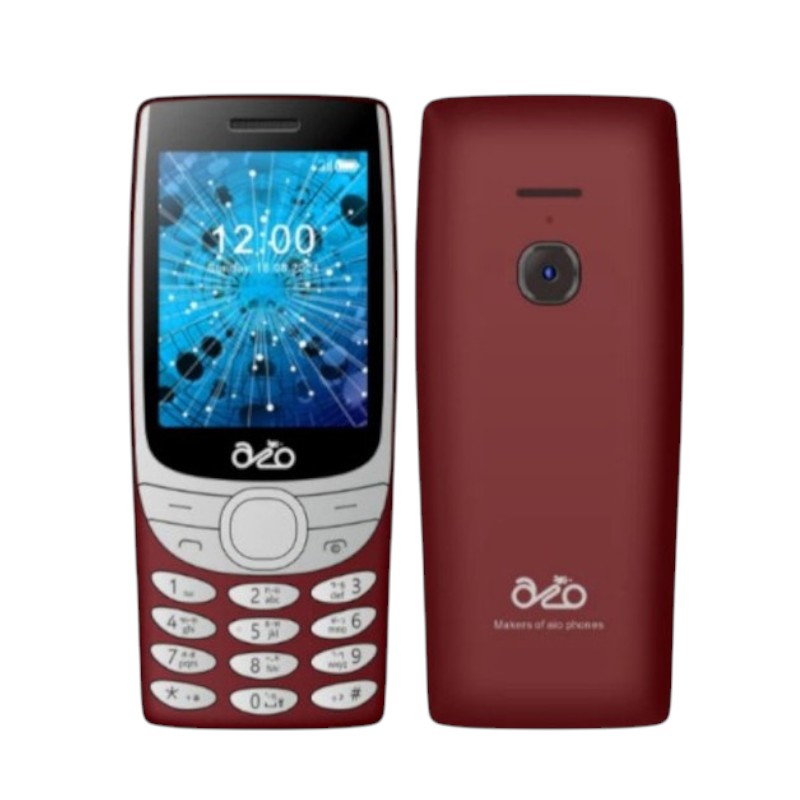 INOVO A102 Classic มือถือปุ่มกดราคาถูก 2ซิมรองรับทุกเครือข่ายในไทย ประกันศูนย์ 1 ปี แถมสายชาร์จ Red