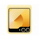 Thumbnail 1 of Case SAMSUNG GALAXY Z Flip6 Flap Vegan Leather  Yellow