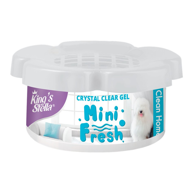 King's Stella (คิงส์สเตลล่า) MINI FRESH GEL เจลน้ําหอม เจลหอมปรับอากาศ เจลปรับอากาศ กลิ่นหอม กระปุกดอกไม้ 60g Clean home 60g.