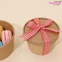 Thumbnail 3 of Boxjourney ริบบิ้นลายสก็อต สีฟ้า#SR6 (1 ใบ/แพค)