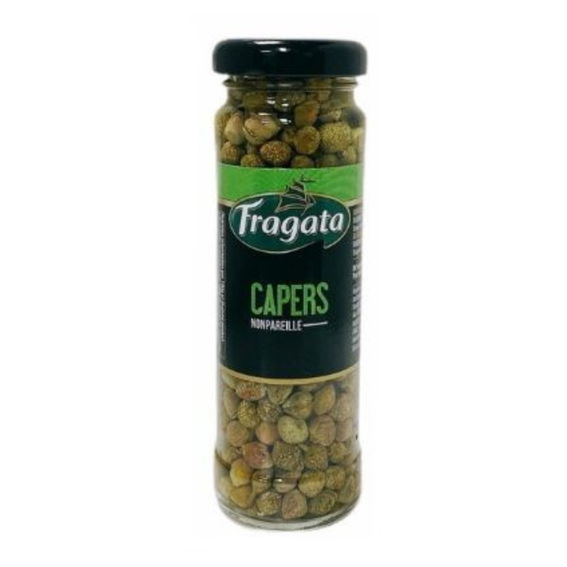 ฟรากาตา เมล็ดคาเปอร์ในน้ําเกลือ 99 กรัม Fragata Capers in Brine 99 g.