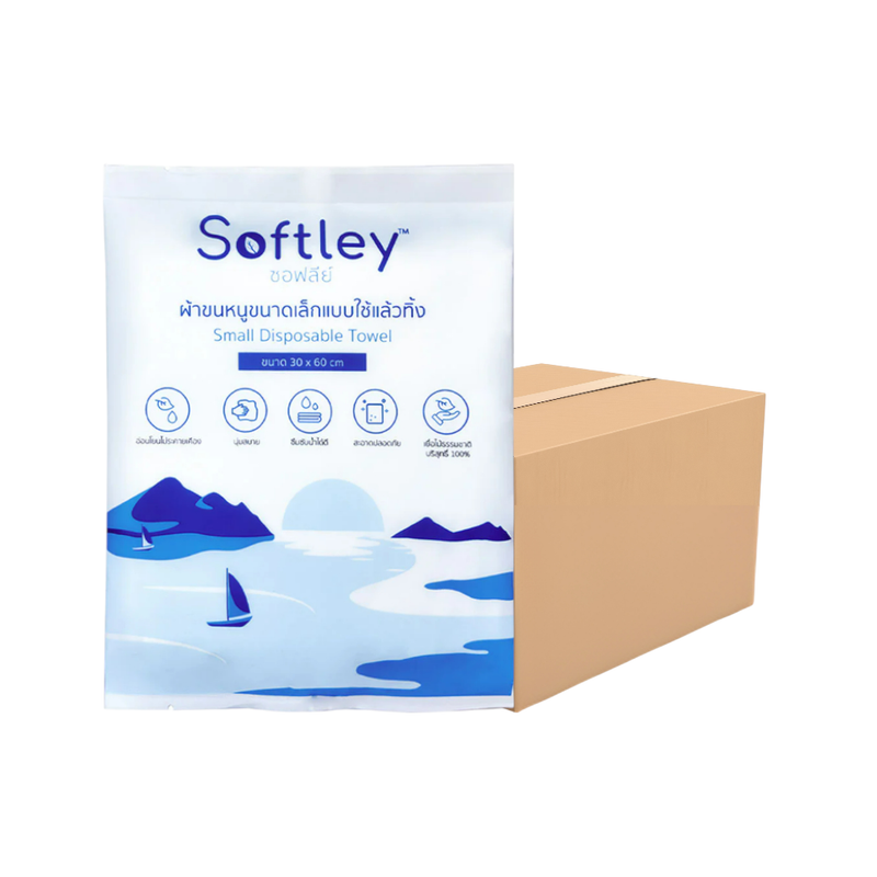 SOFTLEY SMALL DISPOSABLE TOWEL 30 x 60 cm. X 24