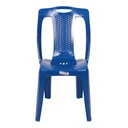 Thumbnail 4 of โมเดิร์น เก้าอี้พลาสติก มีพนักพิง พร้อมยางกันลื่น คละสี