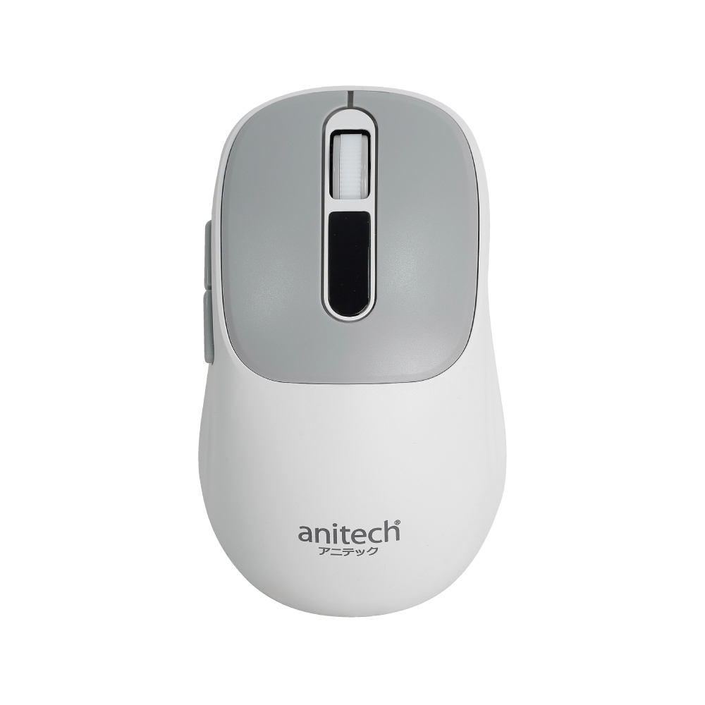 ANITECH Wireless Mouse Dual Function Model W242-WH White